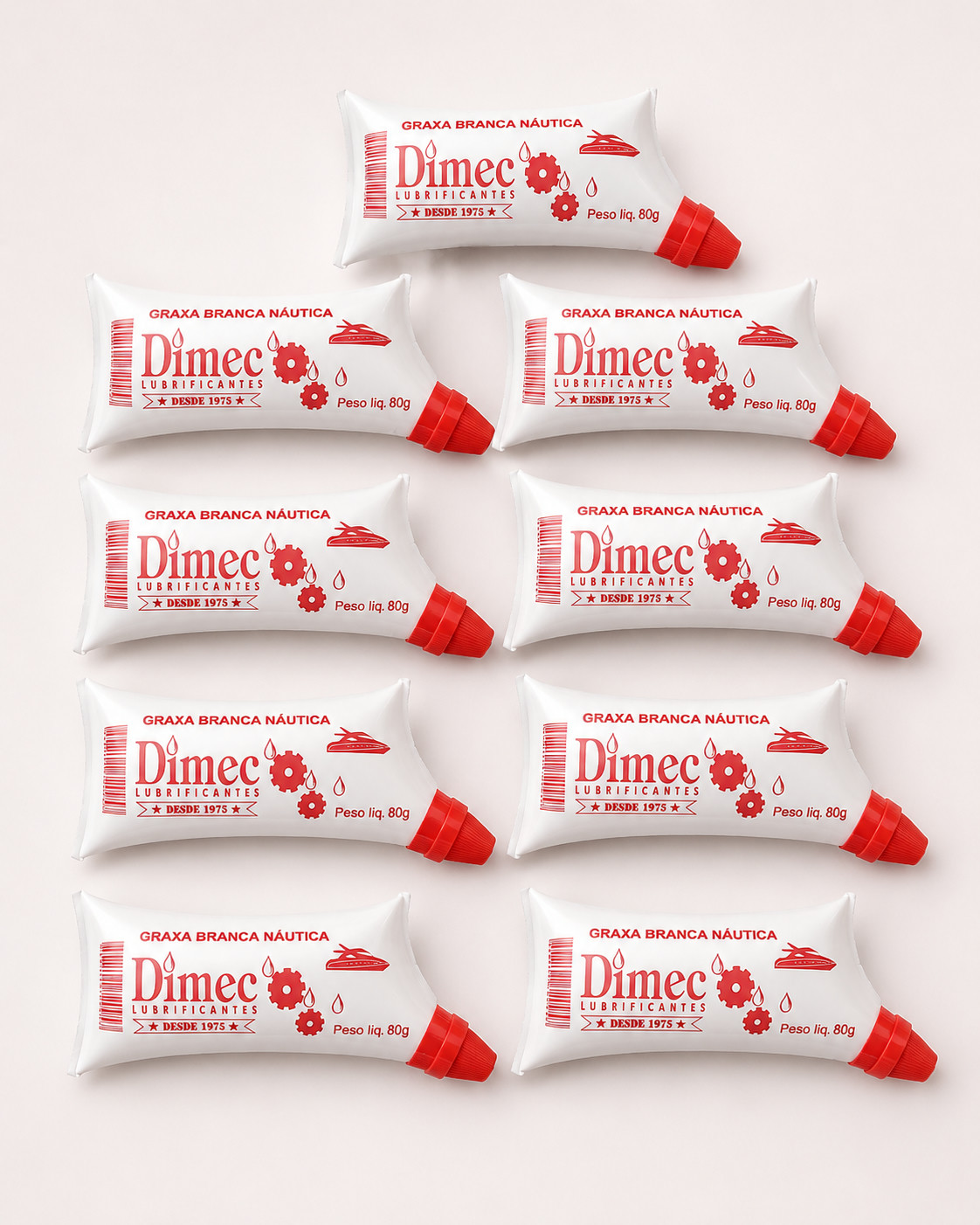 Graxa Branca Náutica 80gr Dimec